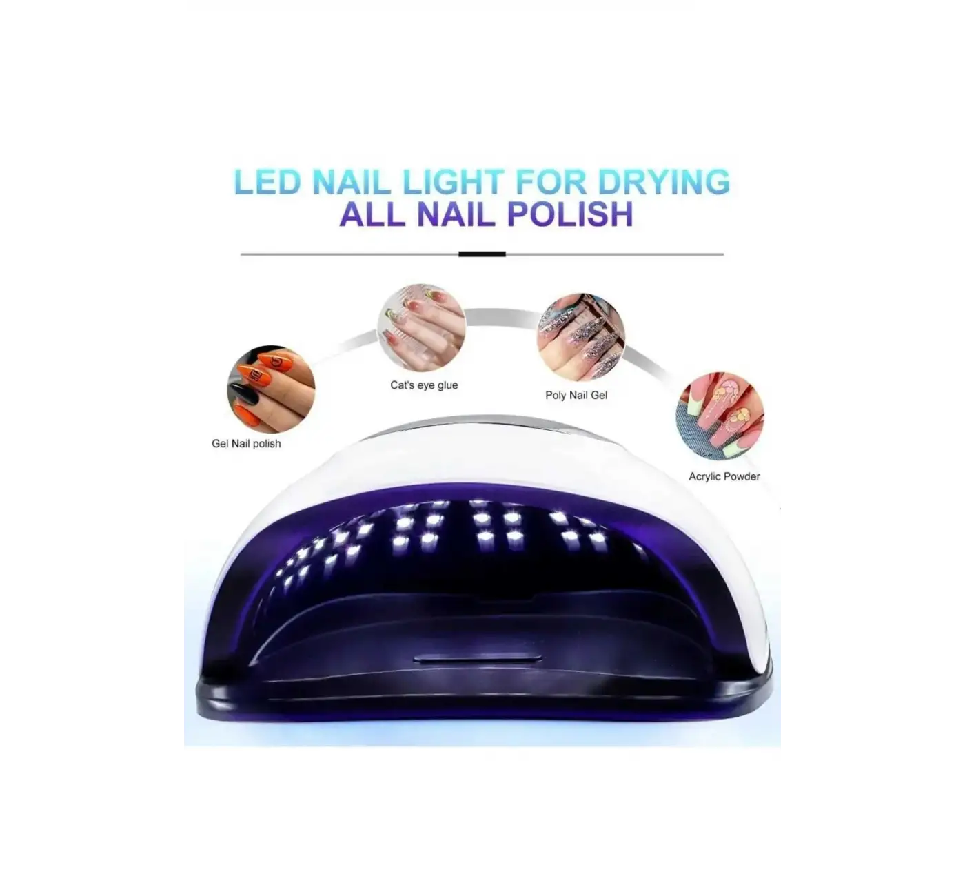 X21 Kalıcı Oje ve Protez Tırnak Kurutucu 72 Leds 320 Watt