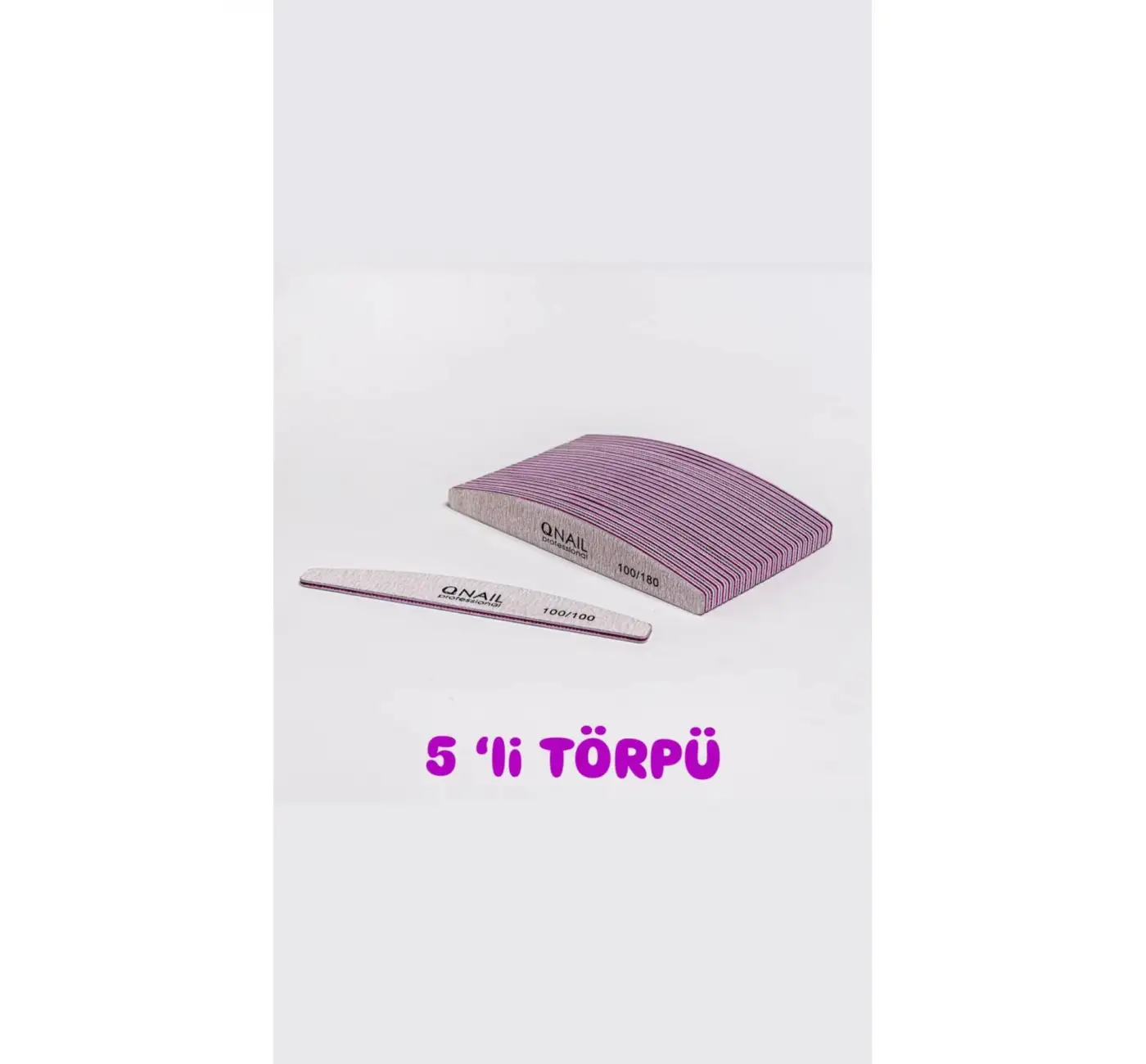 5ADET Profesyonel Kağıt Törpü 100/180