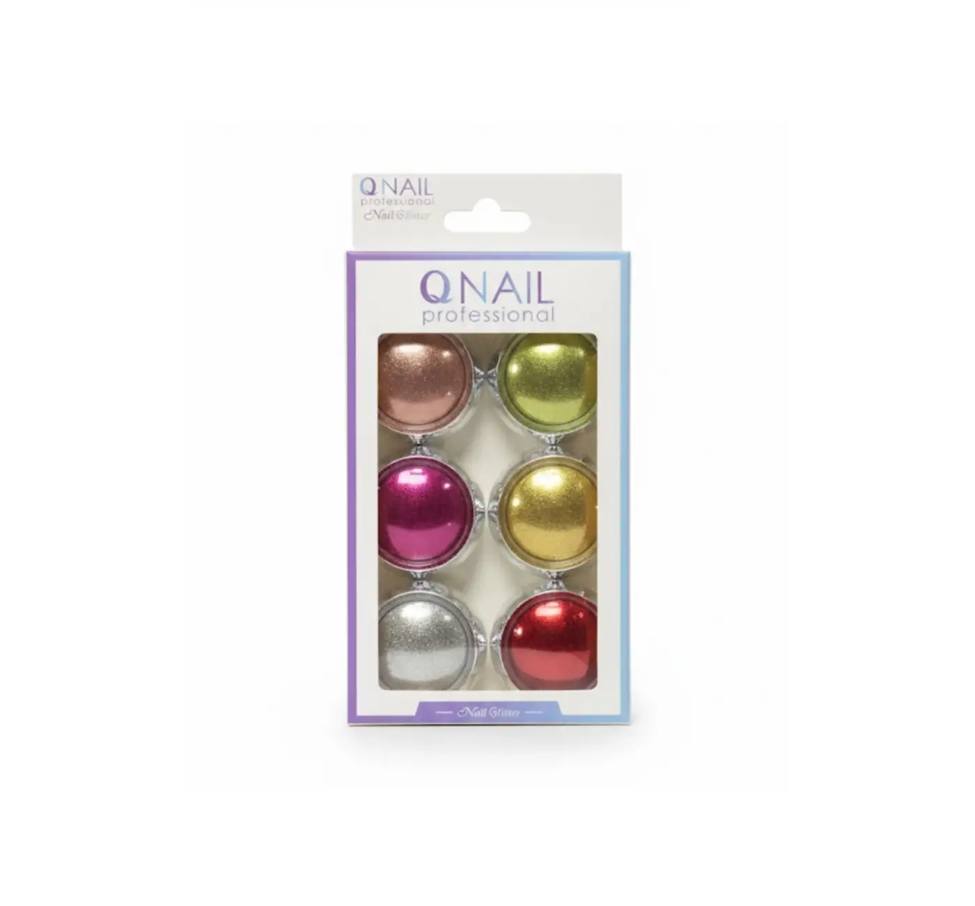 6lı Inci Tırnak Tozu Seti – Tırnak Süsü, Nail Art Dekor, Parıltılı Toz Seti