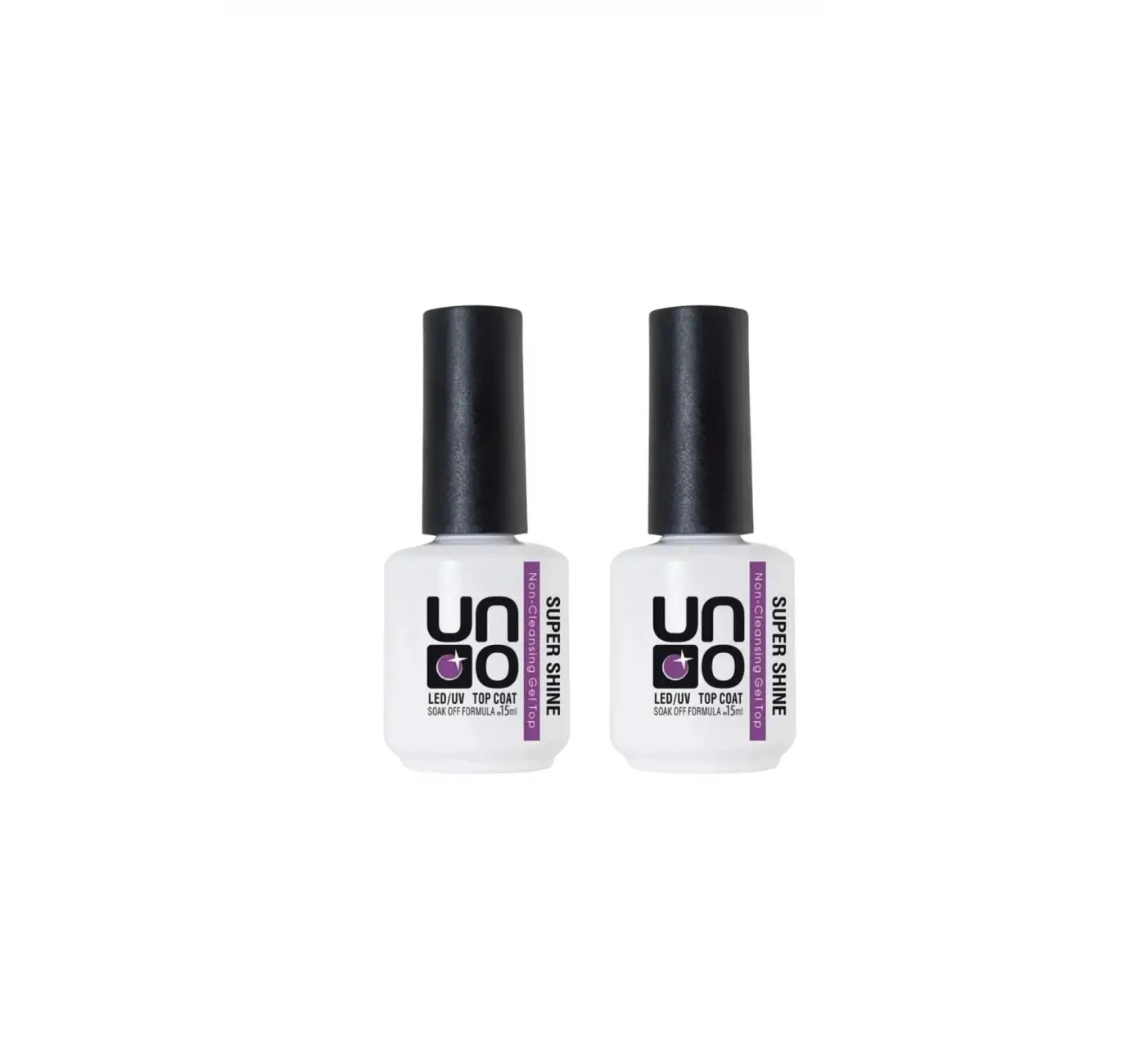 2Lİ Uno Top Coat 15 ml Super Shine