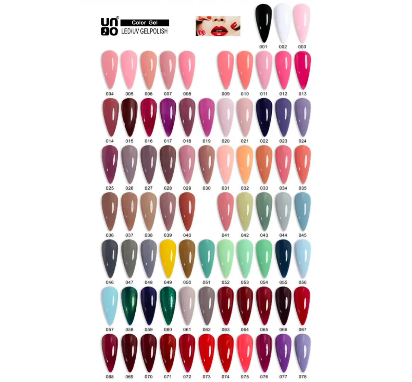 UNO 156Renk Kalıcı Oje Seti Oje Seti Kalıcı Full Set