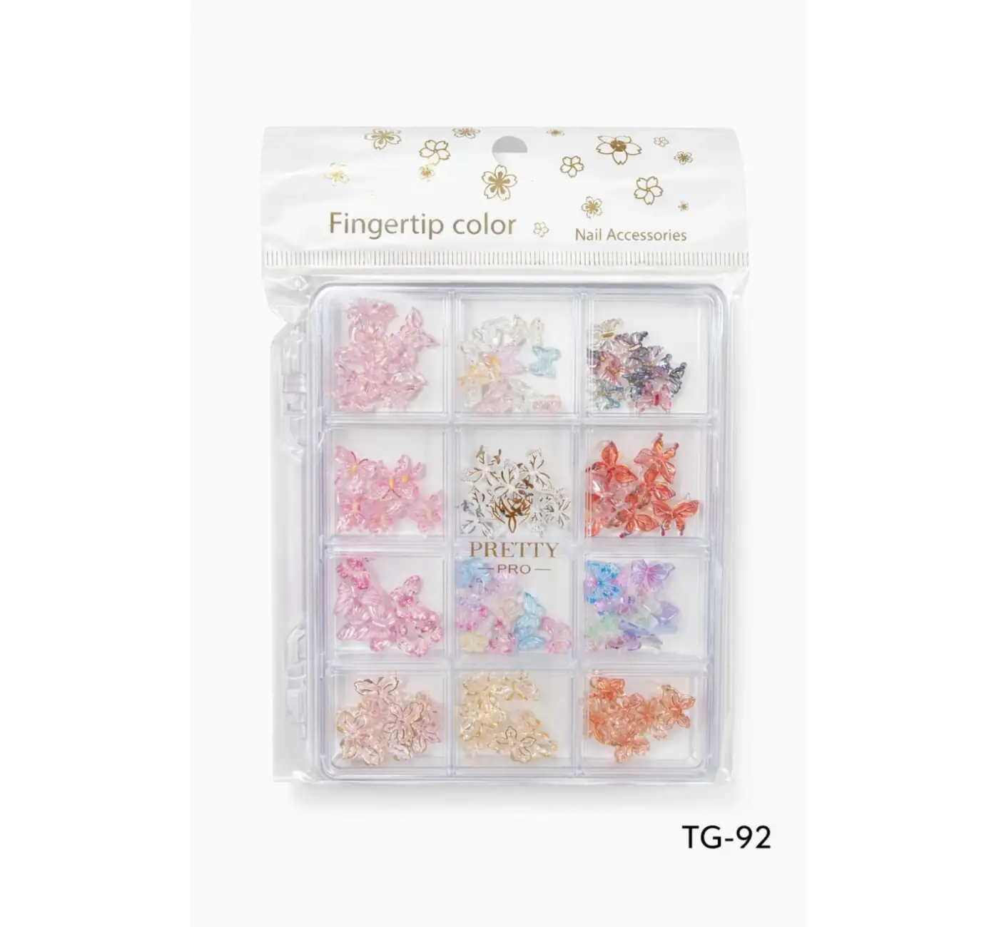 Charm 3D Tırnak Süsleme Protez Tırnak Nail Art Süsleme Karışık Desenli TG-92