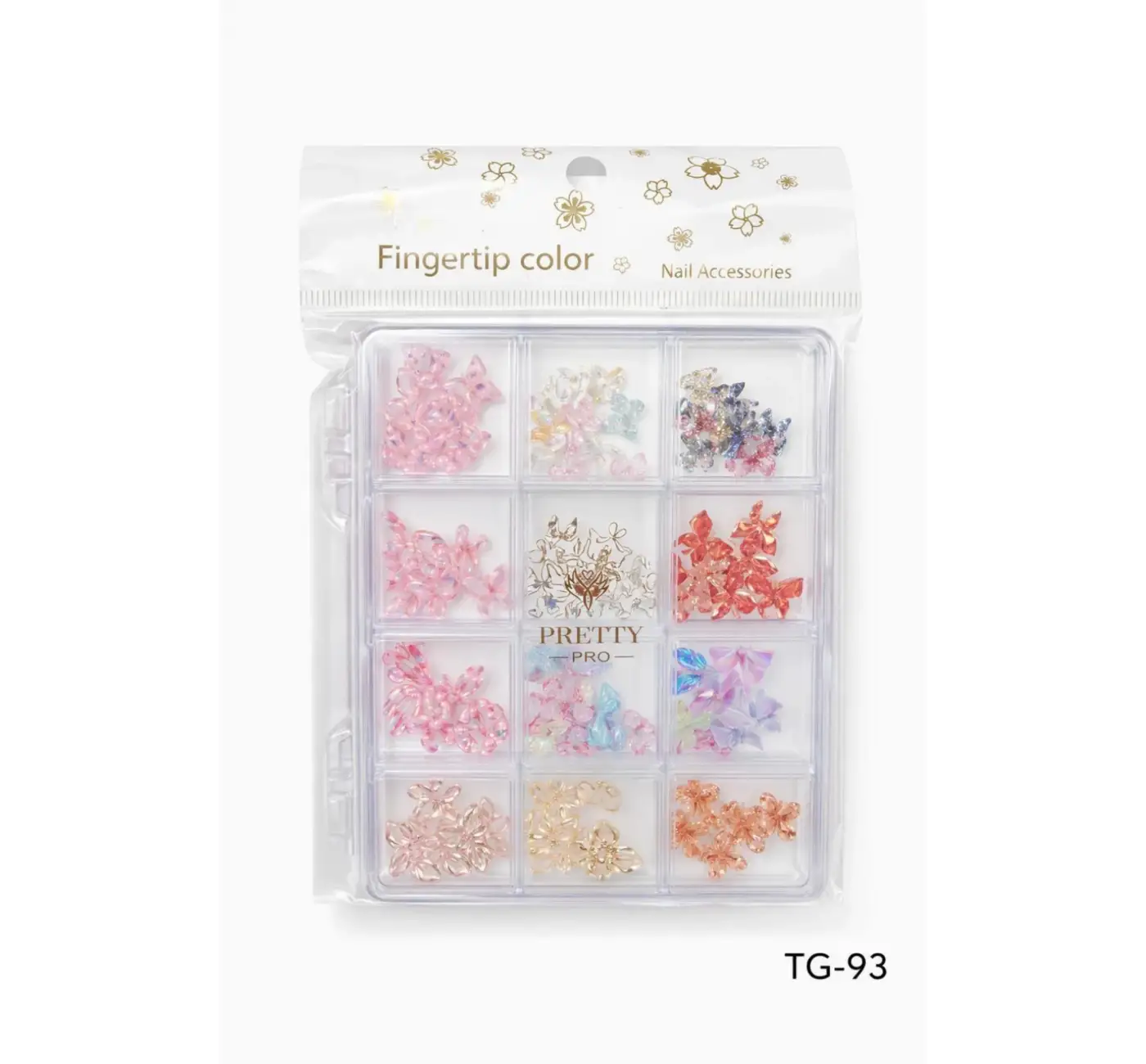 Charm 3D Tırnak Süsleme Protez Tırnak Nail Art Süsleme Karışık Desenli TG-93