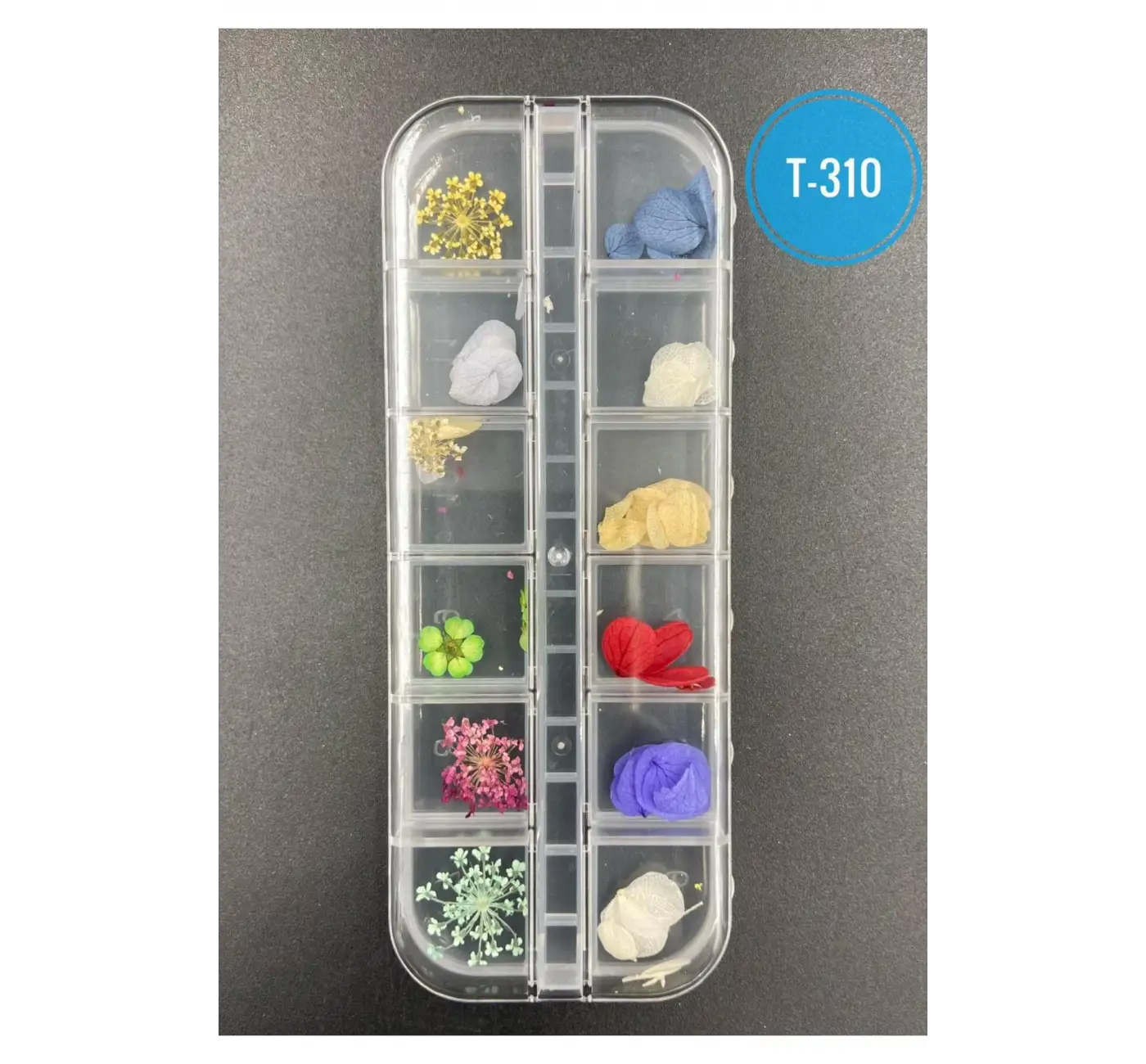 Kurutulmuş Gerçek Çiçek Nail Art Süsleme 3d Kuru Çiçek Model T-310