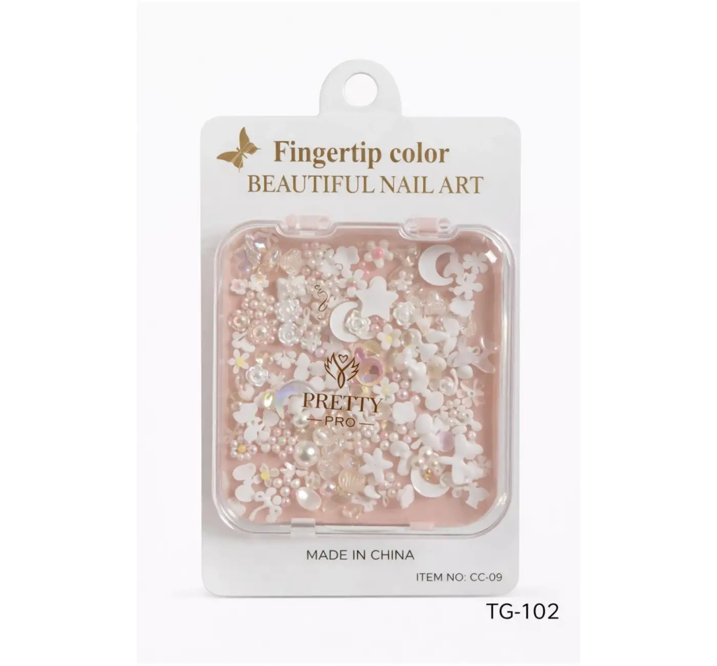 Charm 3D Tırnak Süsleme Protez Tırnak Nail Art Süsleme Karışık Desenli TG-102