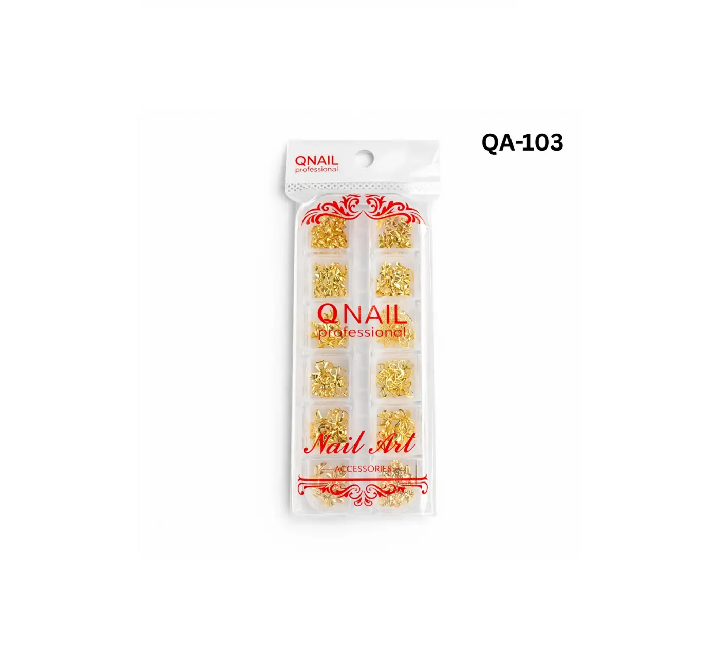 Renkli Tırnak Taşı Seti 12Li Nail Art Süsleme Parlak Kristal Boncuk Seti QA-103