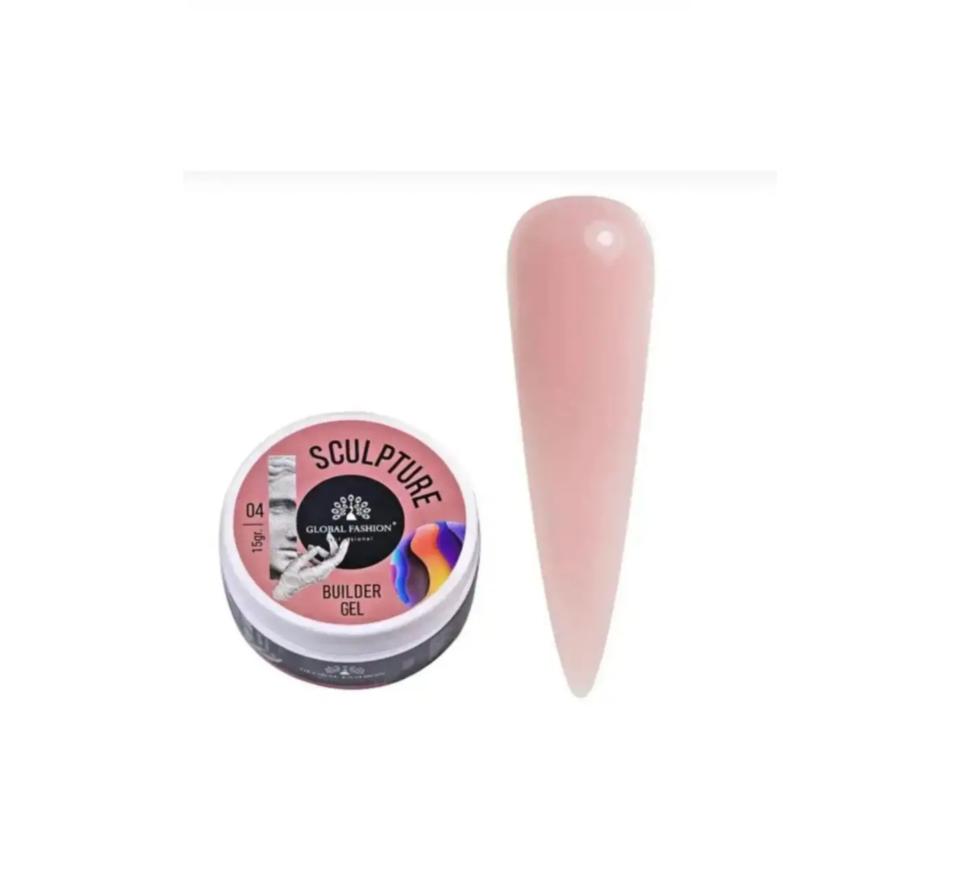 Hamur Jel nude renk Protez Tırnak Hamur Jel-global Fashion Hamur Jel 15 gr