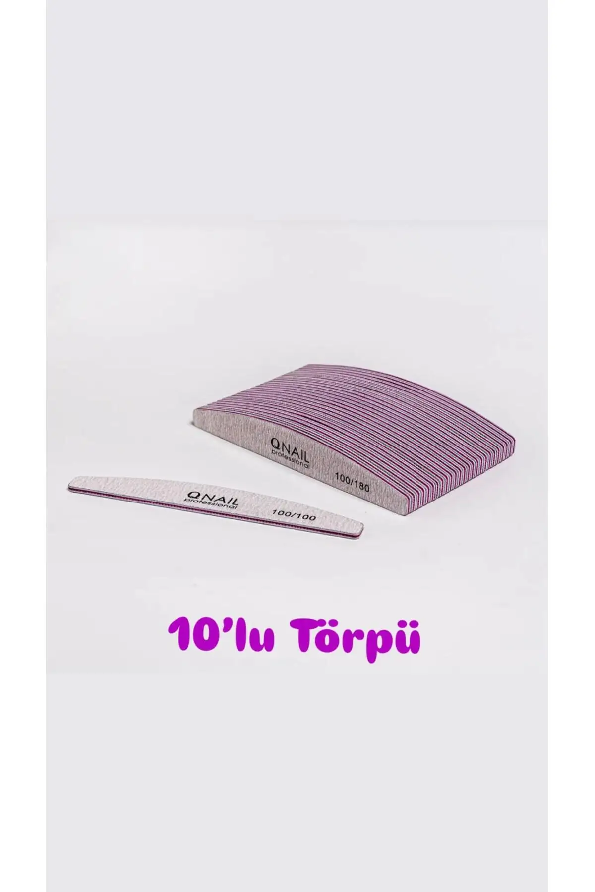 10 ADET Profesyonel Kağıt Törpü 100/180