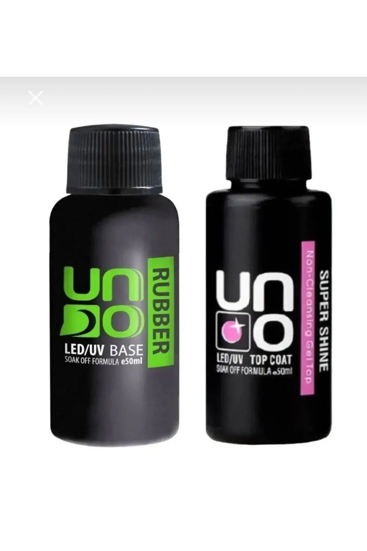 Profesyonel Uno Rubber Base Coat & Uno Top Coat 50ml