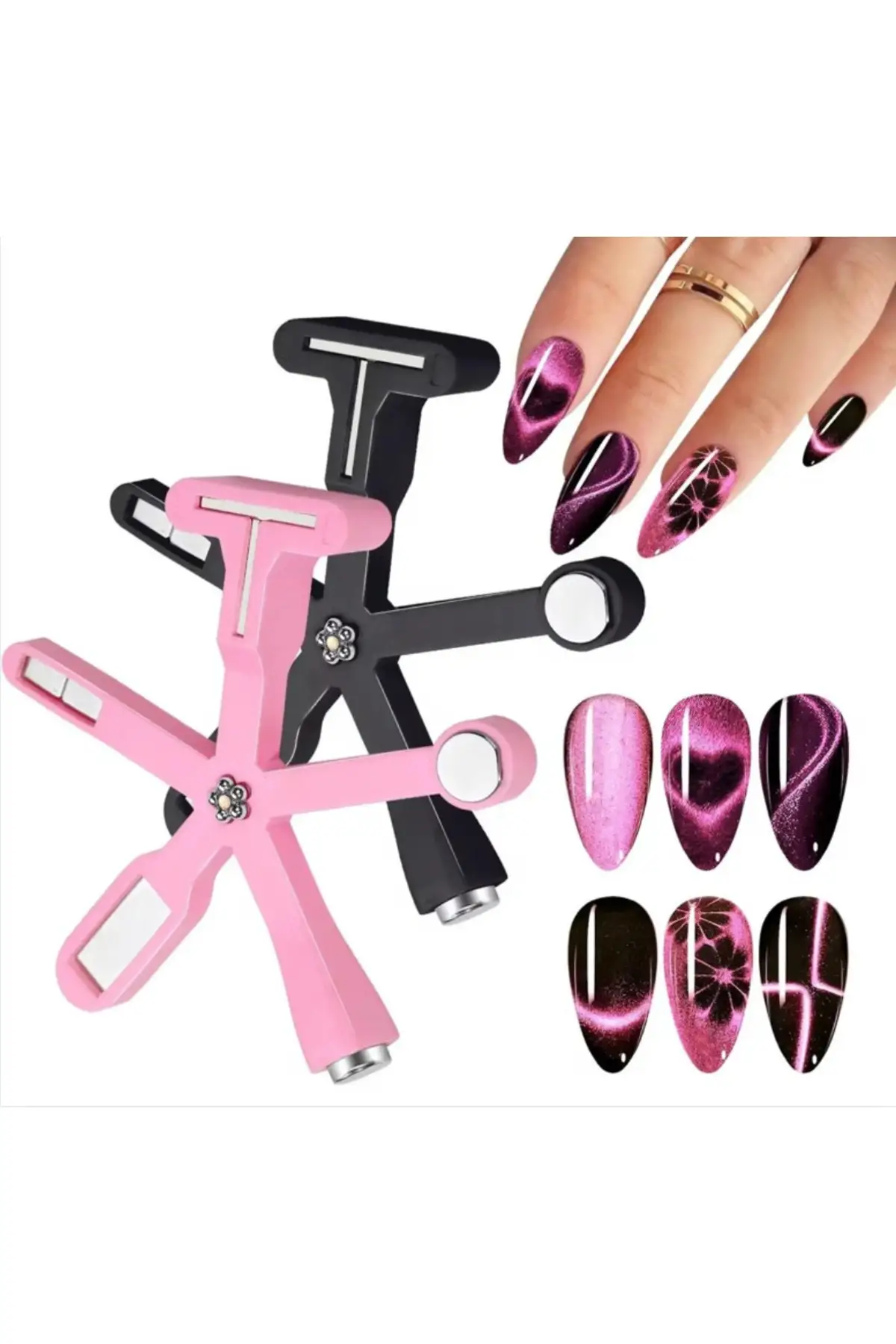 6sı Bir Arada Magnet Model Cat Eye Magnet Kedi Gözü Mıknatısı