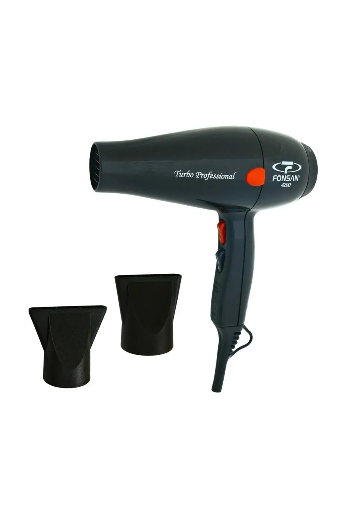 Turbo Profesyonel 2200 Watt Siyah Fön Makinesi Prf-4200