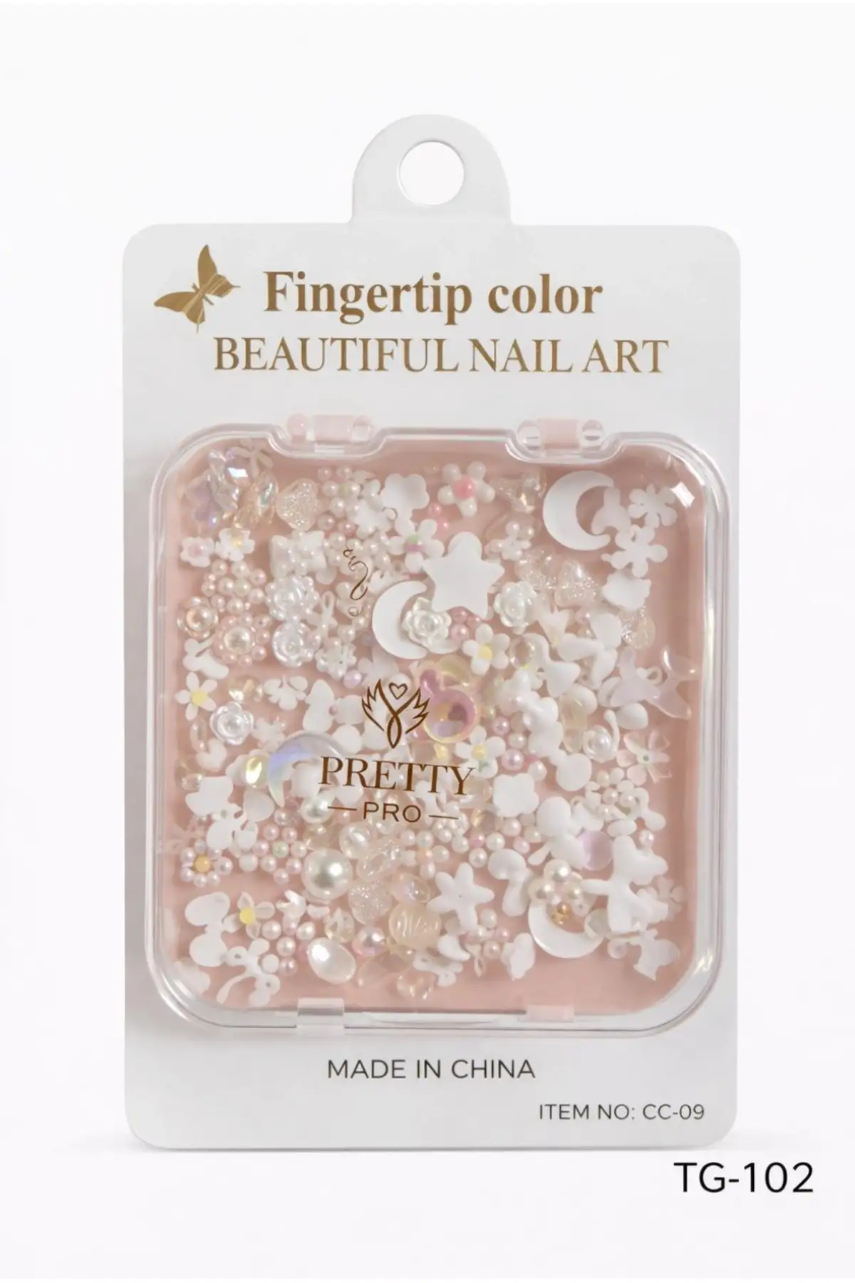 Charm 3D Tırnak Süsleme Protez Tırnak Nail Art Süsleme Karışık Desenli TG-102