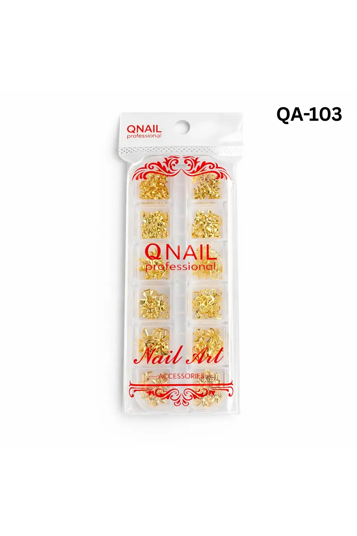 Renkli Tırnak Taşı Seti 12Li Nail Art Süsleme Parlak Kristal Boncuk Seti QA-103