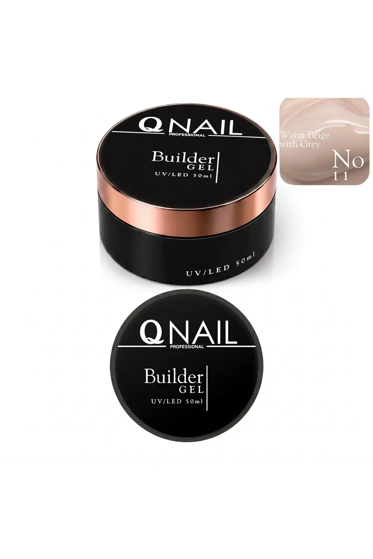 Builder Gel 50 ml Protez Tırnak Jeli UV LED Uzatma Güçlendirme Profesyonel Jel NO:11