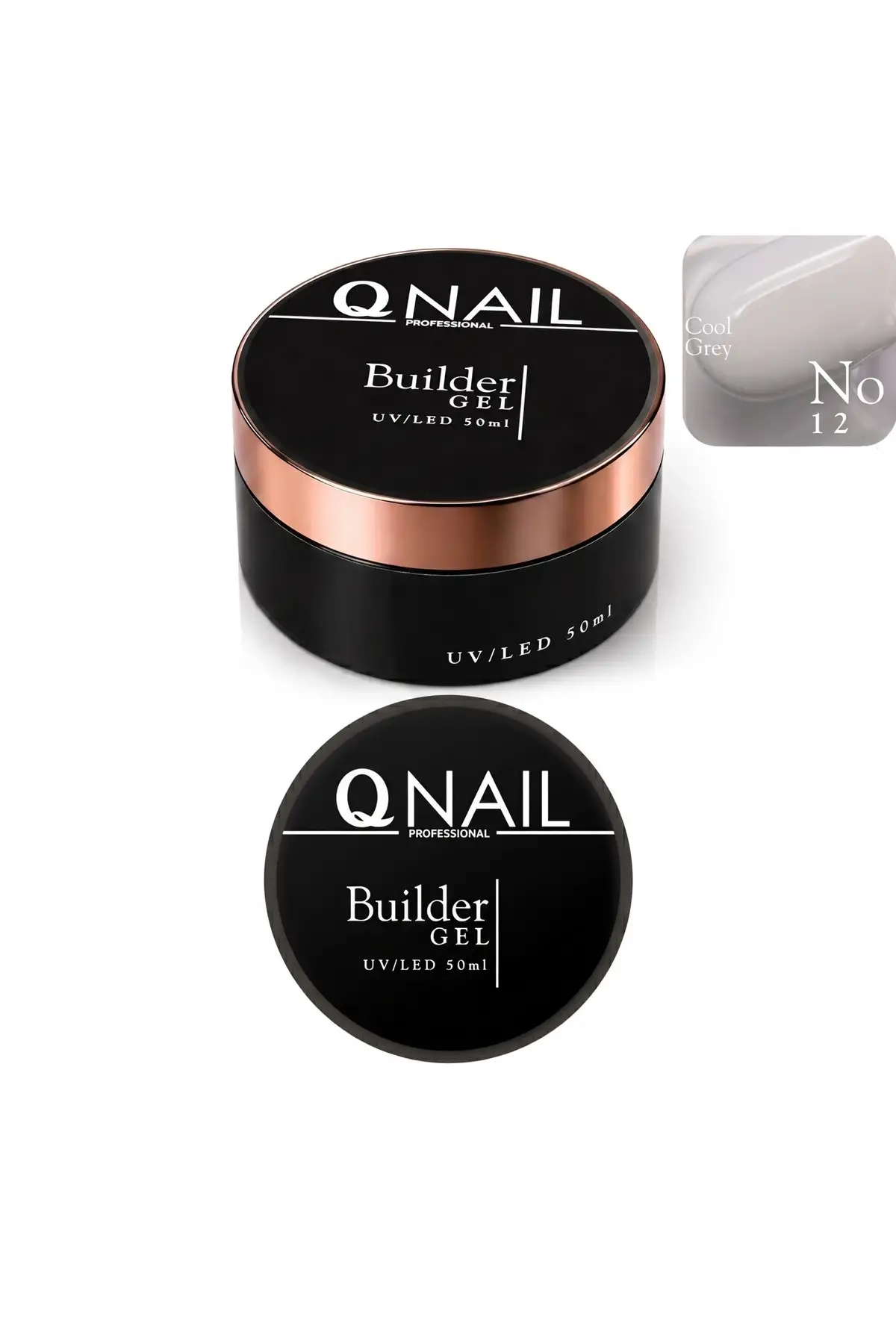 Builder Gel 50 ml Protez Tırnak Jeli UV LED Uzatma Güçlendirme Profesyonel Jel NO:12