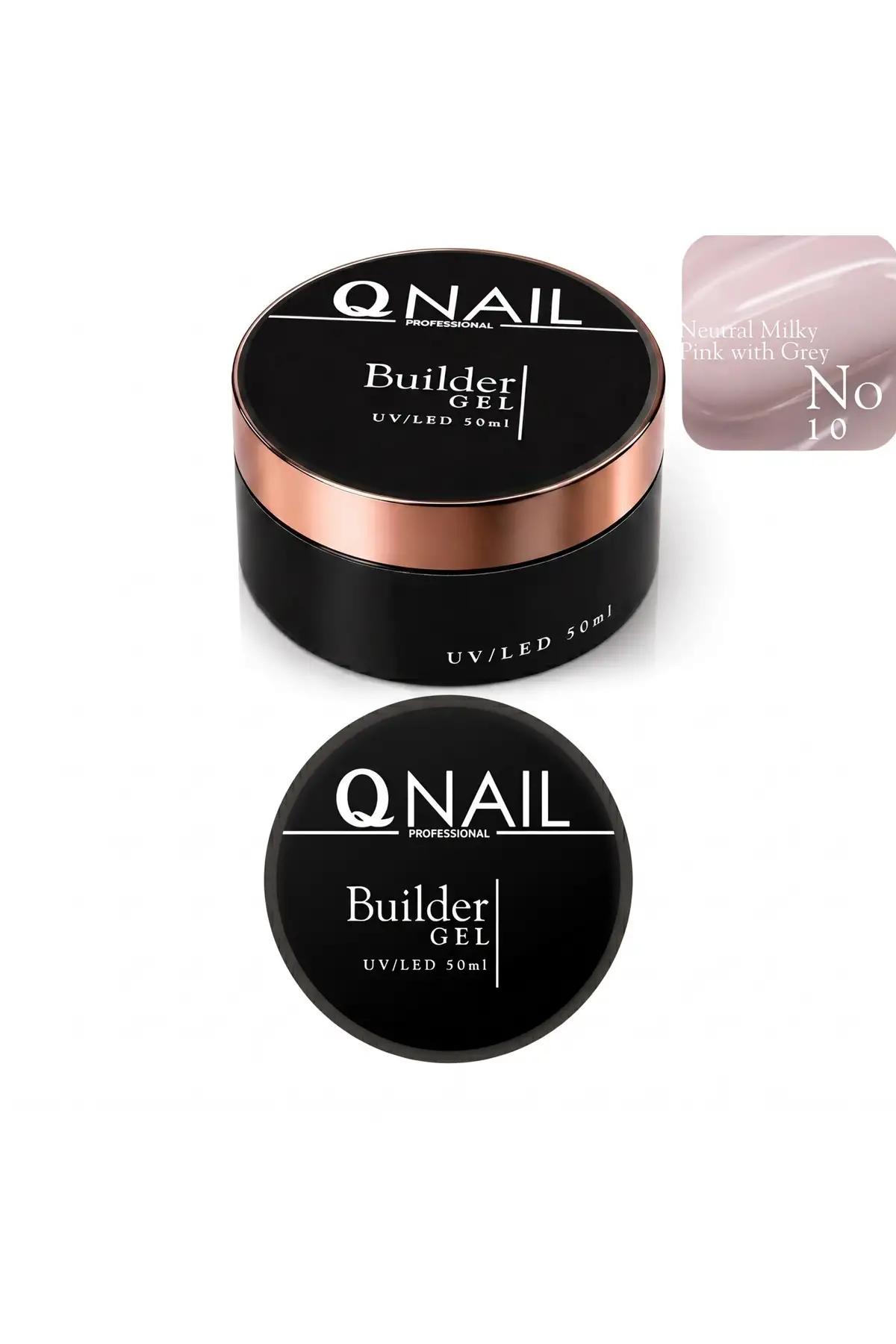Builder Gel 50 ml Protez Tırnak Jeli UV LED Uzatma Güçlendirme Profesyonel Jel NO:10