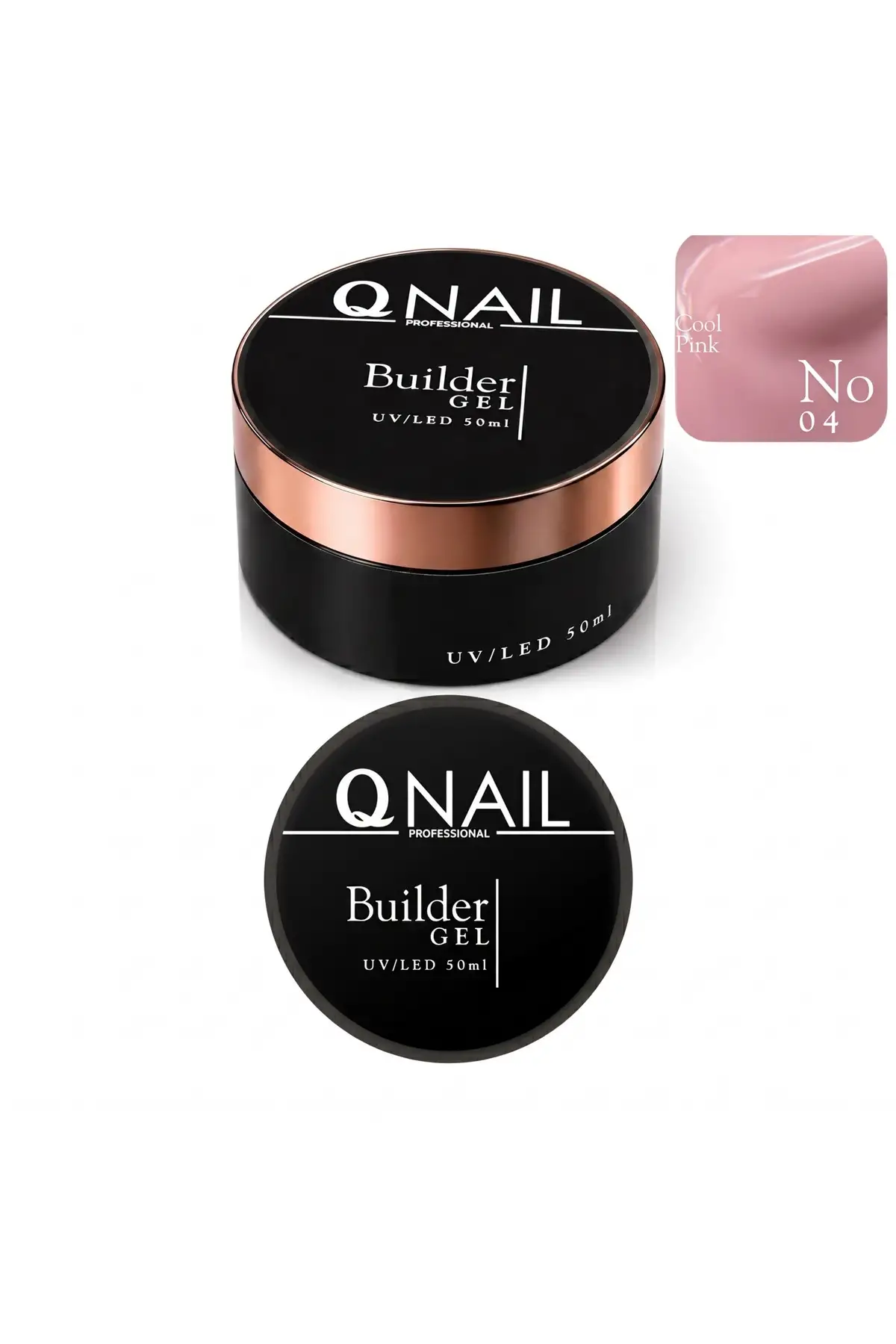 Builder Gel 50 ml Protez Tırnak Jeli UV LED Uzatma Güçlendirme Profesyonel Jel NO:04