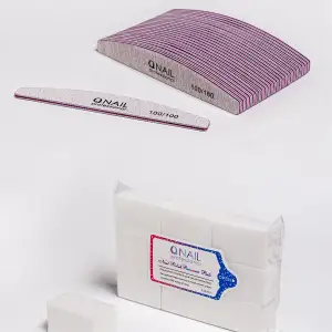 Kağıt Törpü 25li Paket+Tüysüz Jel Protez Kalıcı Oje Mendili Manikür silme Mendili Tüy Bırakmayan set