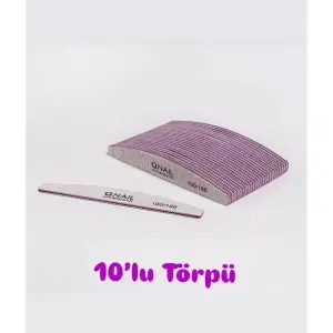 10 ADET Profesyonel Kağıt Törpü 100/180