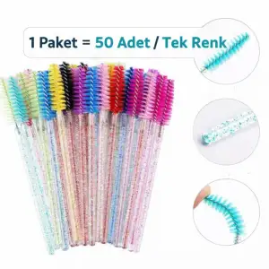 Renkli 5li Kaş Ve Kirpik Tarama Fırçası
