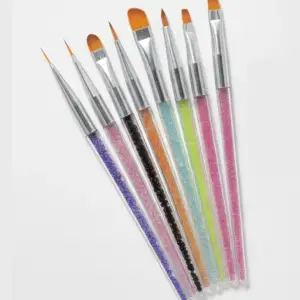 8li nail art & jel fırça seti full set