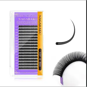 Nagaraku Ipek Kirpik 0.07 D Kıvrım 12 Mm