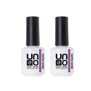 2Lİ Uno Top Coat 15 ml Super Shine