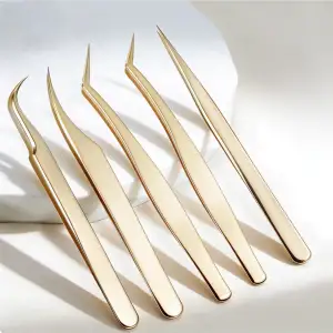 5li Full Set İpek Kirpik Cımbızı Seti