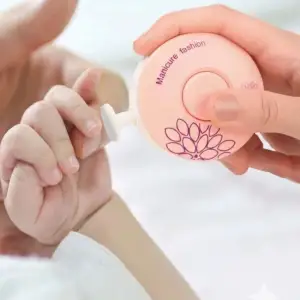 Yenidoğan Bebek Tırnak Törpüsü Pilli Çocuk Tırnak Parlatıcı Tırnak Makası Manikür Seti