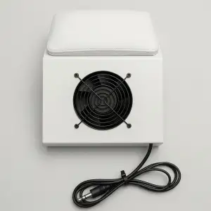 Nail Tırnak Toz Toplama Makinesi Tek Fanlı - Ekstra Güçlü 80W - Protez Tırnak Toz Çekme Makinası