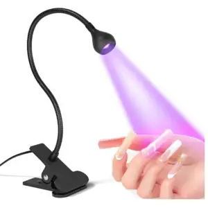 Masaya Sabitlemeli Uv Led Kurutucu Akrobat Lamba Siyah