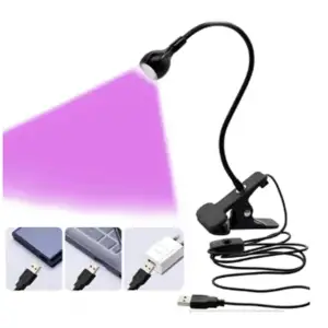 Masaya Sabitlemeli Uv Led Kurutucu Akrobat Lamba Siyah
