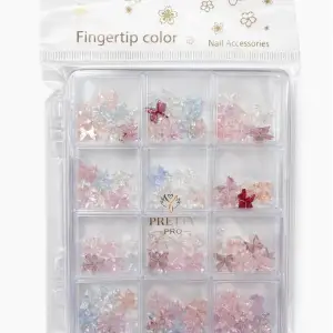 Charm 3D Tırnak Süsleme Protez Tırnak Nail Art Süsleme Karışık Desenli TG-97