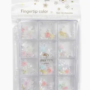 Charm 3D Tırnak Süsleme Protez Tırnak Nail Art Süsleme Karışık Desenli TG-95