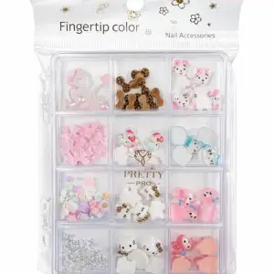 Charm 3D Tırnak Süsleme Protez Tırnak Nail Art Süsleme Karışık Desenli TG-83