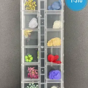 Kurutulmuş Gerçek Çiçek Nail Art Süsleme 3d Kuru Çiçek Model T-310
