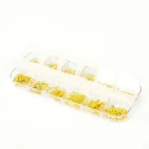 Renkli Tırnak Taşı Seti 12Li Nail Art Süsleme Parlak Kristal Boncuk Seti Charm QA-101