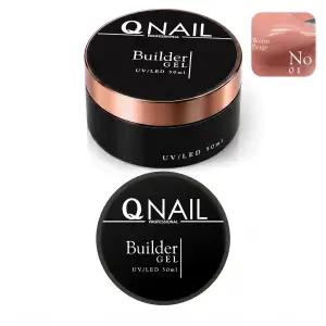 Builder Gel 50 ml Protez Tırnak Jeli UV LED Uzatma Güçlendirme Profesyonel Jel NO:01