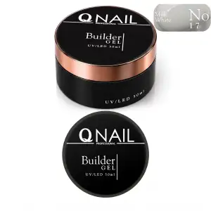 Builder Gel 50 ml Protez Tırnak Jeli UV LED Uzatma Güçlendirme Profesyonel Jel NO:17 Milk White
