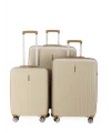 (POLİPROPİLEN) VALİZ 3LÜ SET KIRILMAZ VALİZ 100% SİLİKON