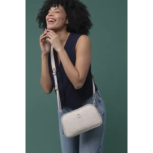 BENETTON KADIN ÇAPRAZ ÇANTA BEJ BNT1277