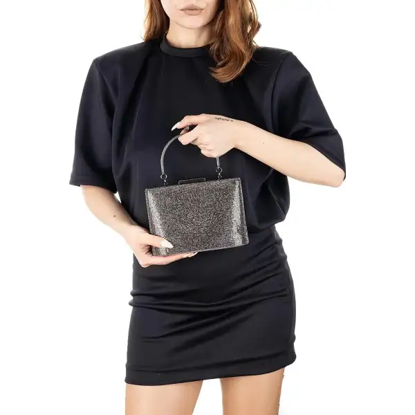 Archangel Taşlı Zincir Askılı Abiye Çanta