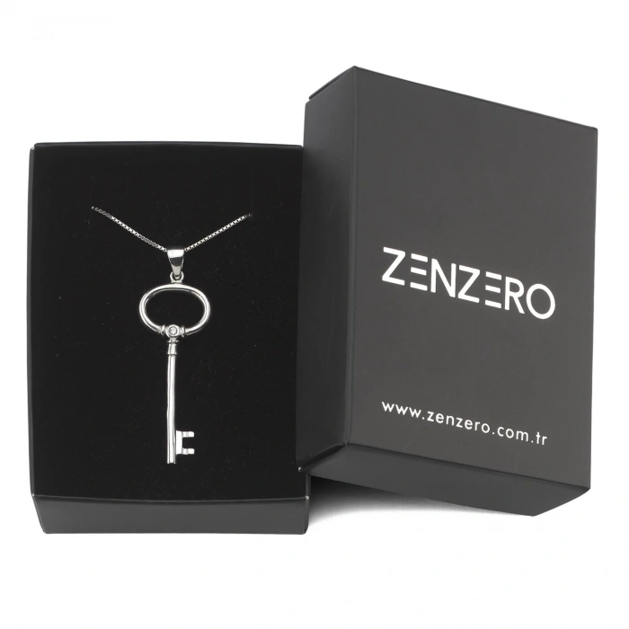 Gümüş Anahtar Kolye