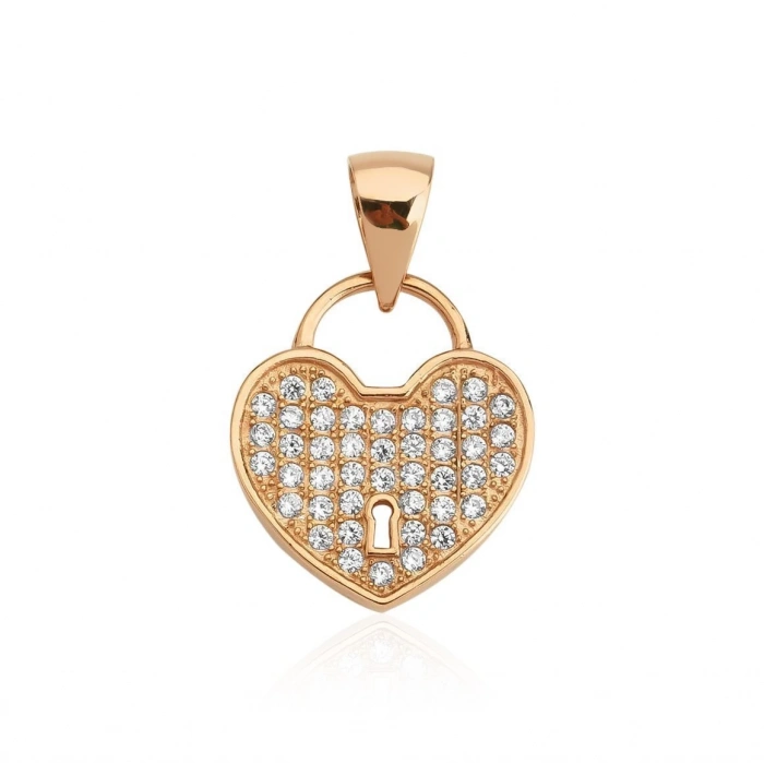 Gümüş Aşkın Kilidi Kolye