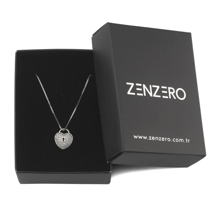 Gümüş Aşkın Kilidi Kolye