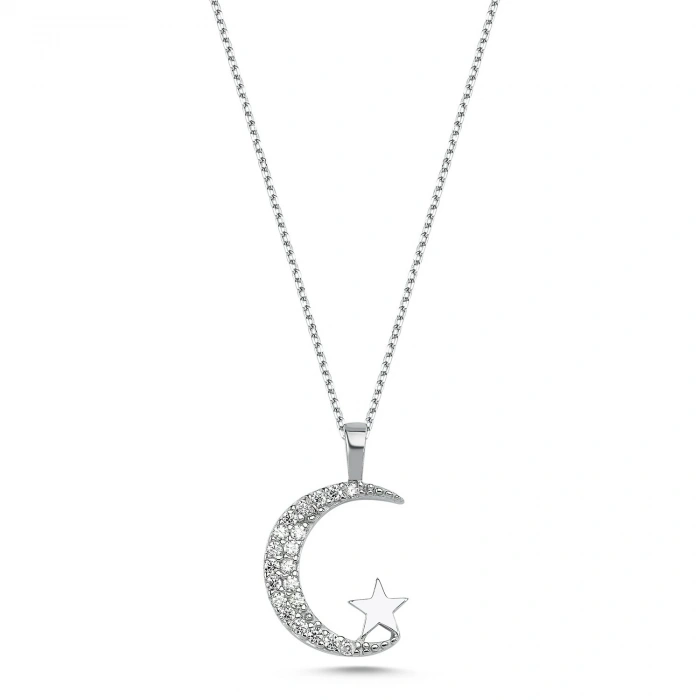 Gümüş Ayyıldız Kolye