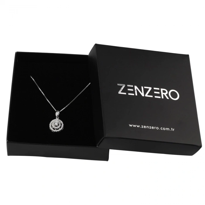 Gümüş Circle Kolye