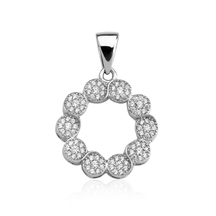 Gümüş Daisy Kolye