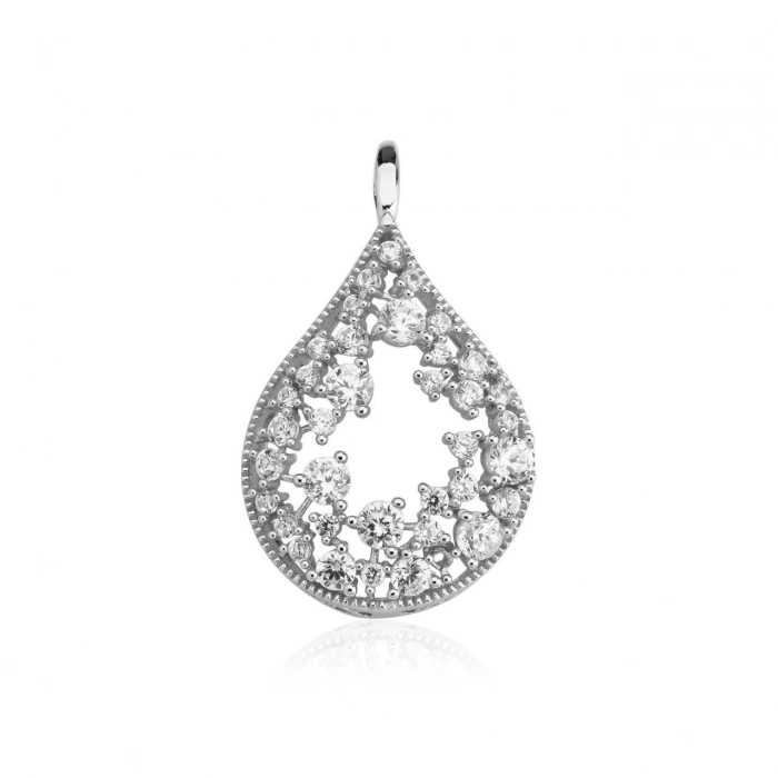 Gümüş Damla Kolye