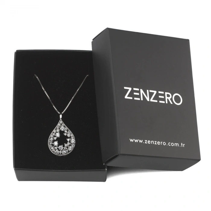 Gümüş Damla Kolye